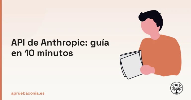 Portada ilustrada del artículo sobre API de Anthropic