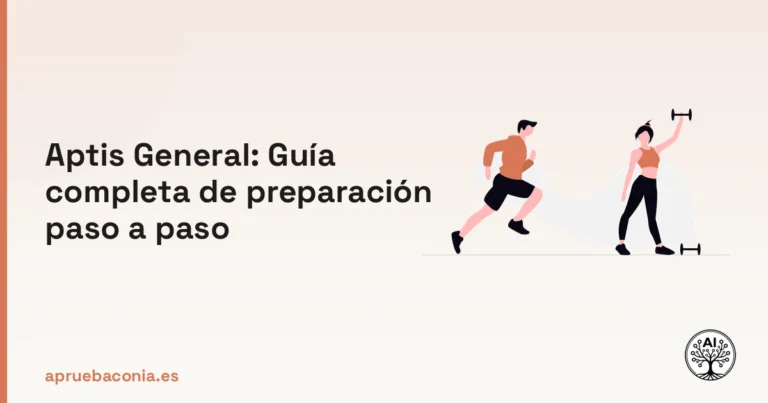 Portada ilustrada del artículo sobre aptis general