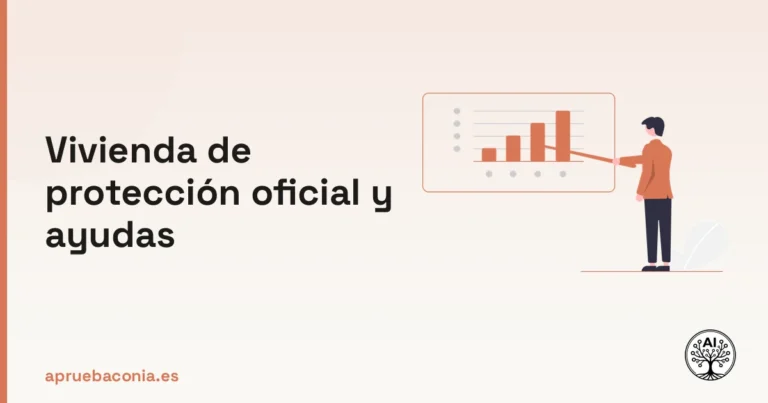 Ilustración de un plan estratégico para gestionar ayudas para vivienda protegida y oficial.