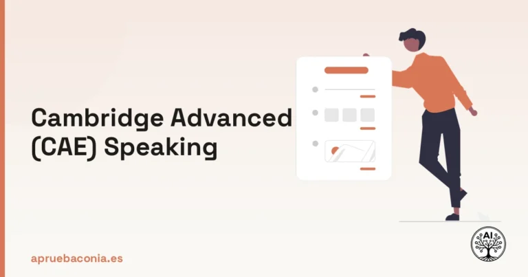 Ilustración de personalización avanzada para preparar con éxito el examen Cambridge Advanced Speaking.