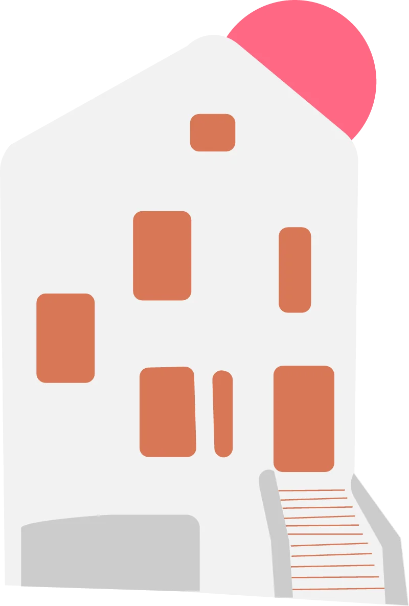 Ilustración minimalista sobre el contenido de los ocho módulos técnicos del grado medio en SMR.