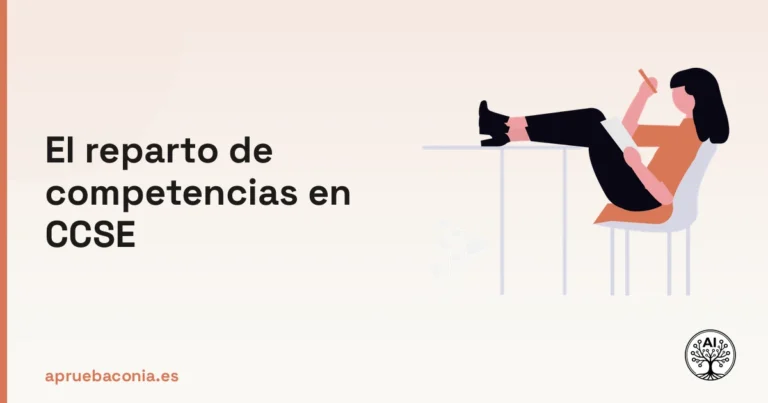 Ilustración de preparación para el reparto de competencias: competencias exclusivas del Estado en el CCSE.