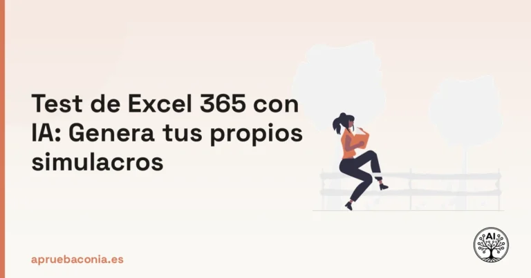 Ilustración de persona leyendo para crear simulacros de examen de Excel 365 con inteligencia artificial.