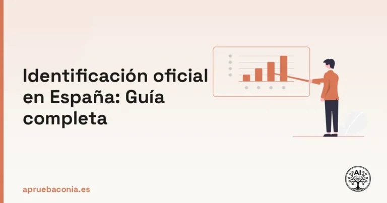 Ilustración de planificación estratégica para entender la identificación oficial en España paso a paso.