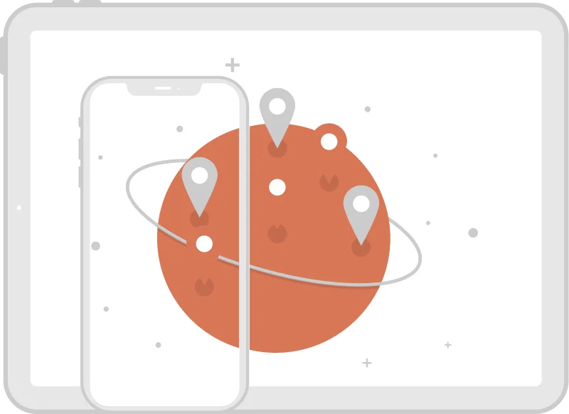 Dibujo de conexión global a internet para ilustrar el entrenamiento masivo de datos en modelos de IA.