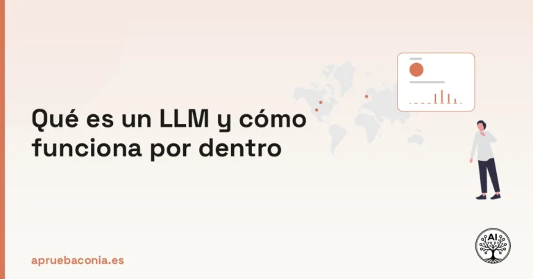 Ilustración de analítica en tiempo real para explicar qué es un LLM y cómo funciona por dentro.