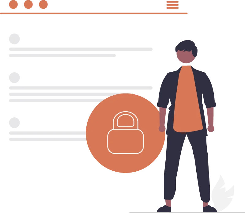 Representación visual de las medidas de protección para la seguridad física y lógica de los sistemas.