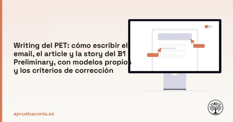 Portada ilustrada del artículo sobre writing del pet